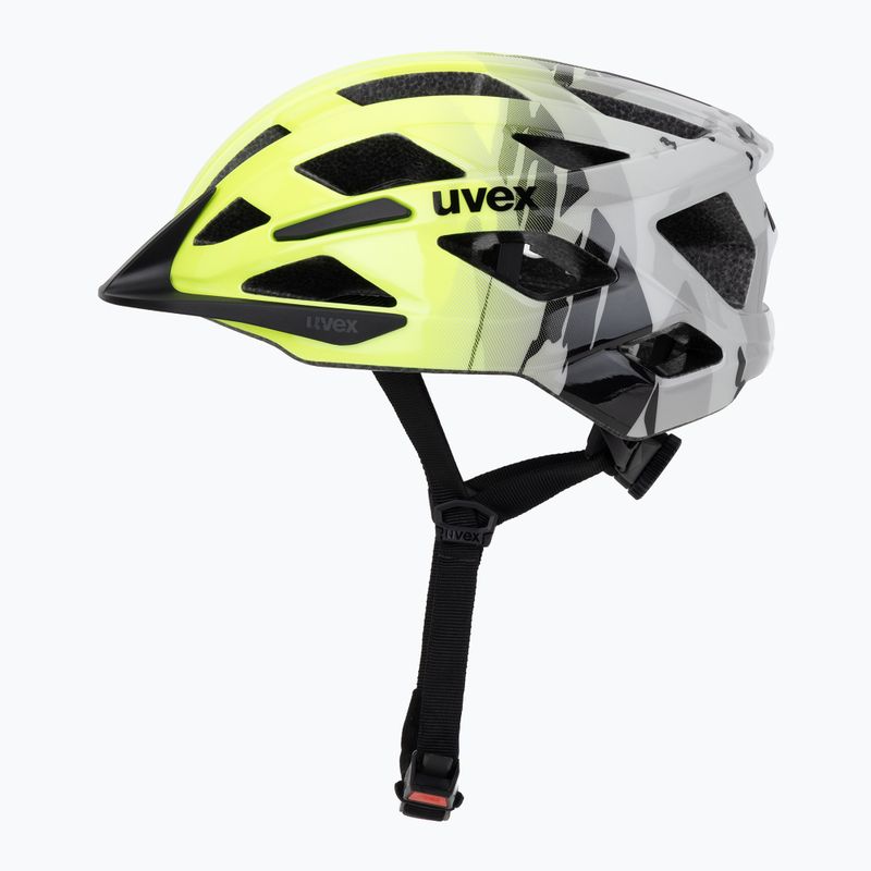 Children's bike helmet UVEX Air Wing 2 neon yellow/black 3