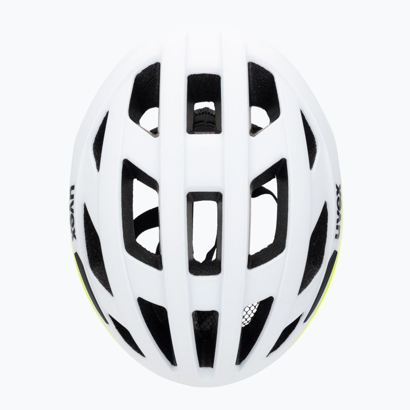 Bike helmet UVEX I-Volute white/neon yellow matt 6