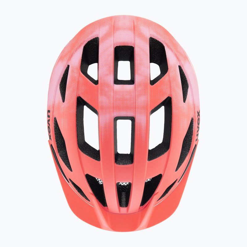 Children's bike helmet UVEX Air Wing 2 CC coral/strawberry matt 4