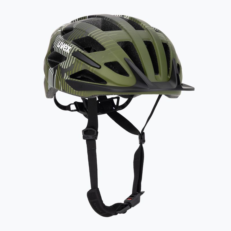 Children's bike helmet UVEX Air Wing 2 CC dark olive/black matt