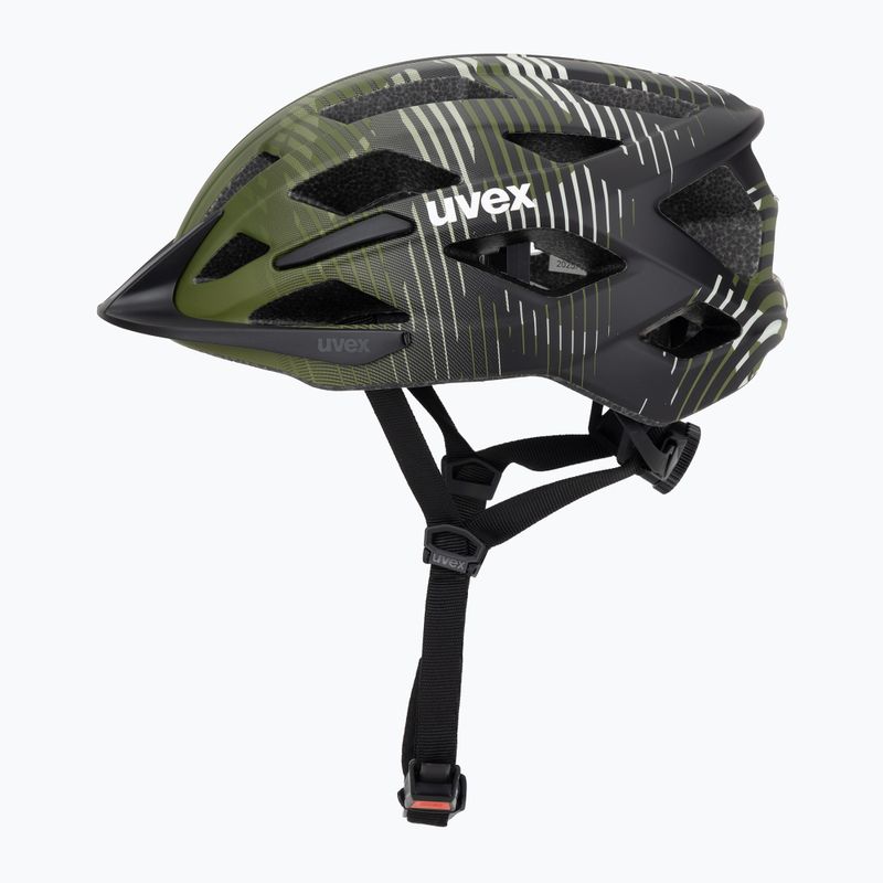 Children's bike helmet UVEX Air Wing 2 CC dark olive/black matt 3