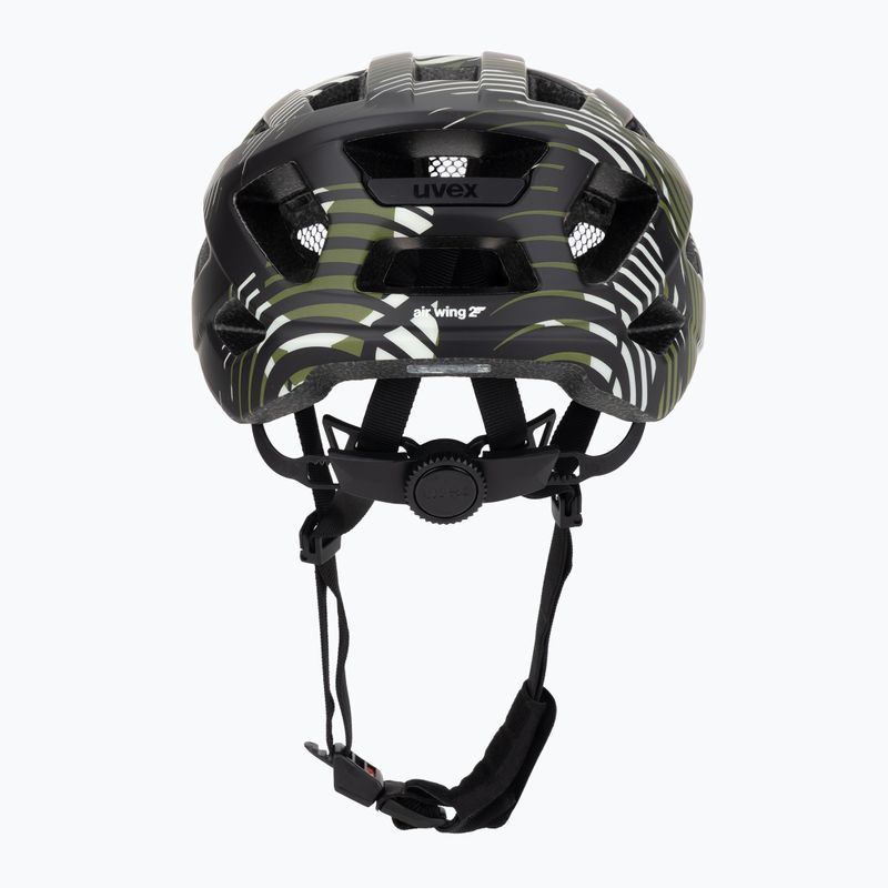 Children's bike helmet UVEX Air Wing 2 CC dark olive/black matt 4