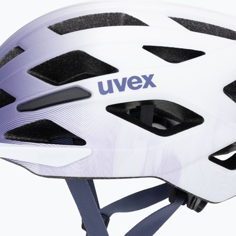Children's bike helmet UVEX Air Wing 2 CC lilac/white matt 7