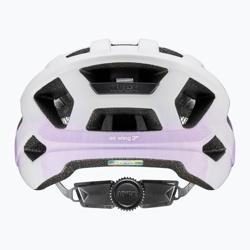 Children's bike helmet UVEX Air Wing 2 CC lilac/white matt 3