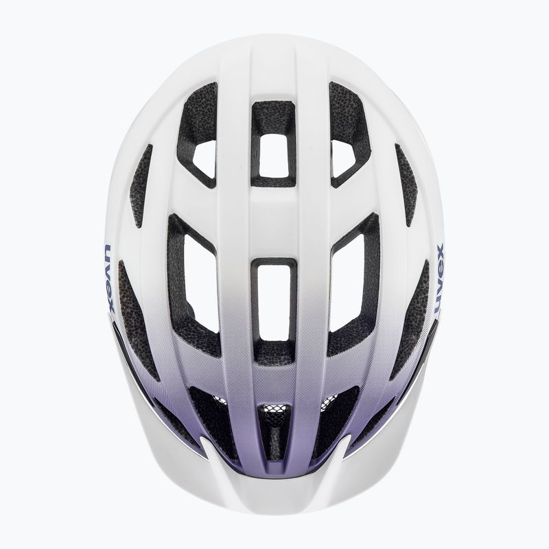 Children's bike helmet UVEX Air Wing 2 CC lilac/white matt 4