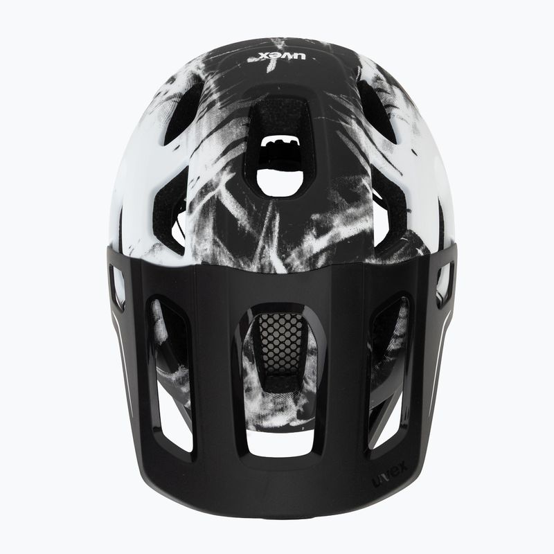 Children's bike helmet UVEX React Fullface Jr black/white matt 6