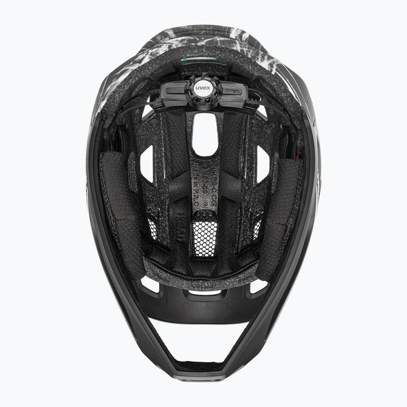 Children's bike helmet UVEX React Fullface Jr black/white matt 6