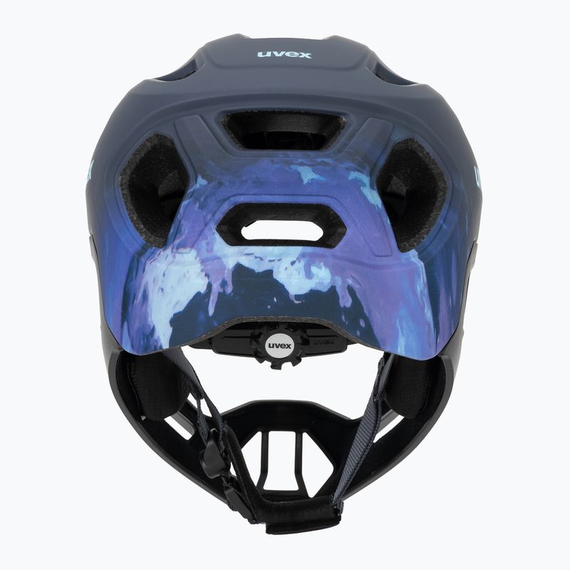 Children's bike helmet UVEX React Fullface Jr dusk blue matt 4