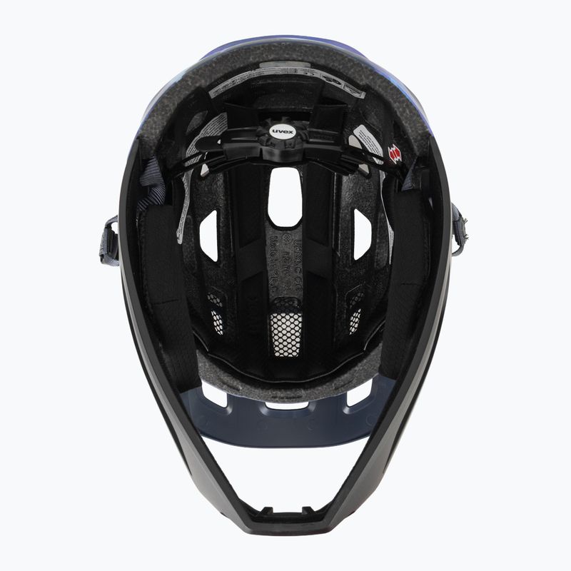 Children's bike helmet UVEX React Fullface Jr dusk blue matt 5