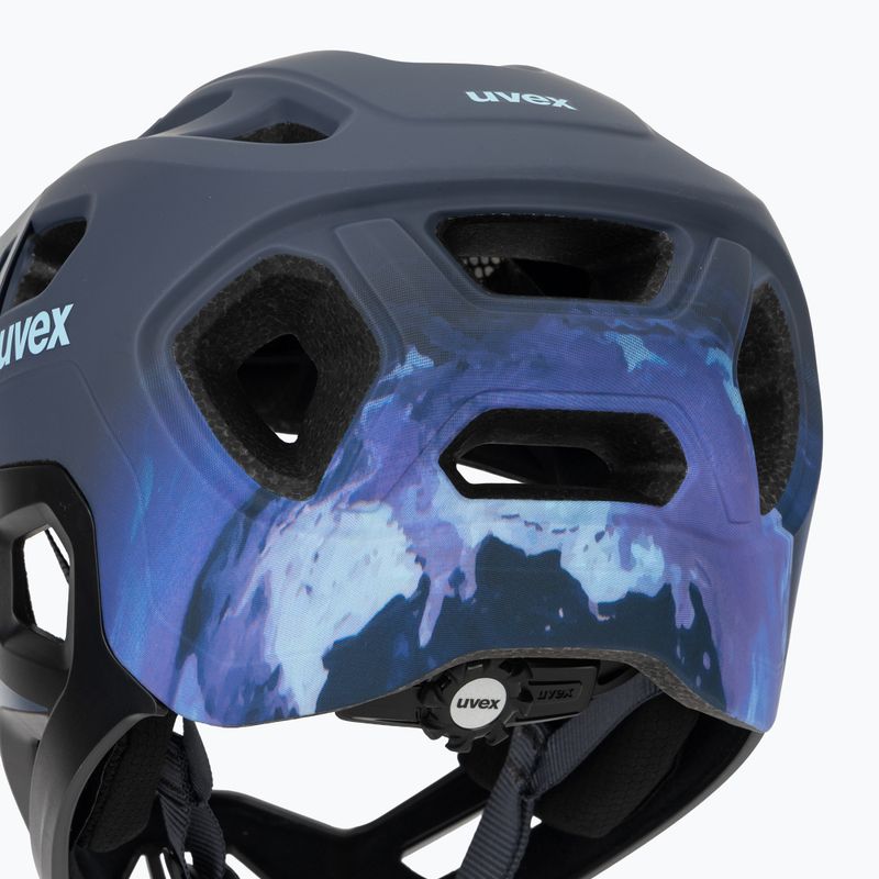 Children's bike helmet UVEX React Fullface Jr dusk blue matt 8