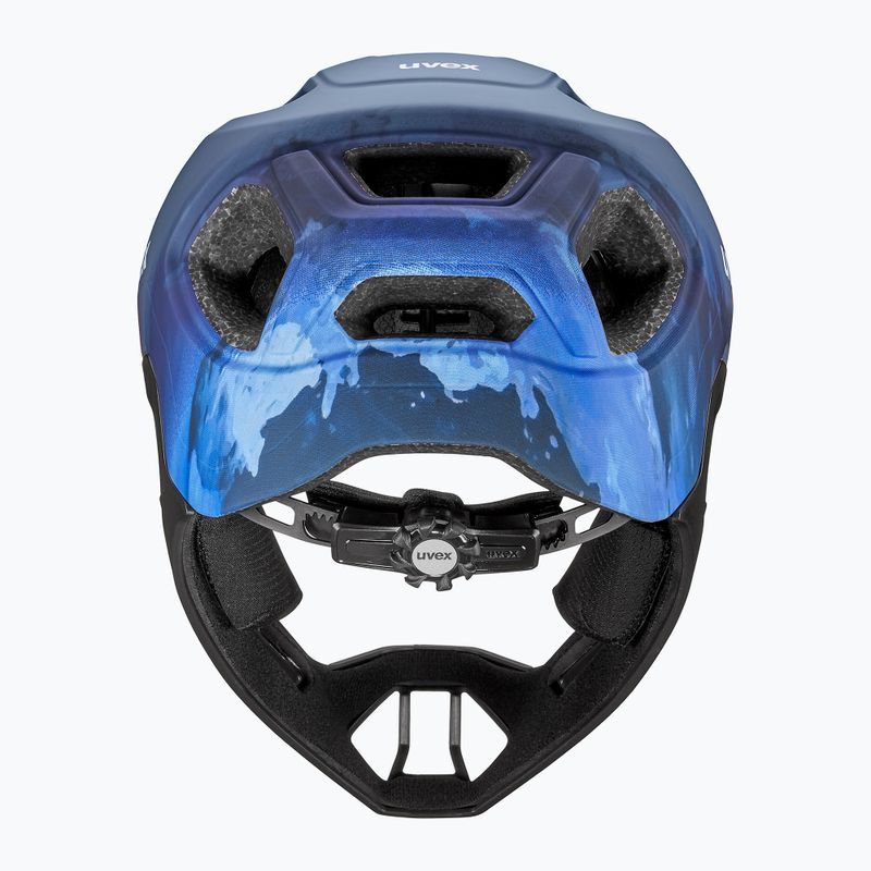 Children's bike helmet UVEX React Fullface Jr dusk blue matt 4