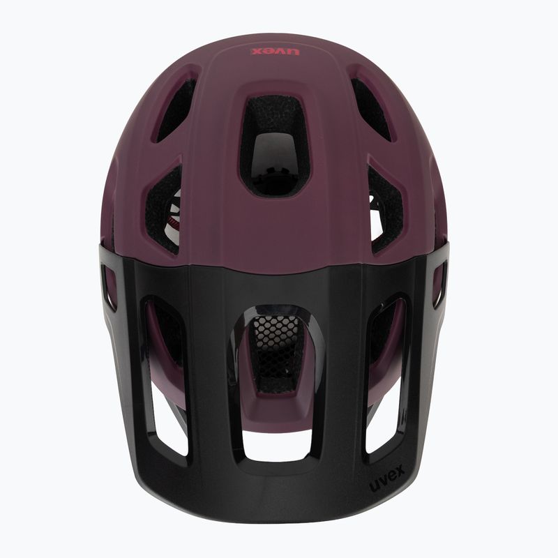 Children's bike helmet UVEX React Fullface Jr cranberry matt 6