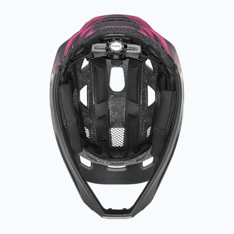 Children's bike helmet UVEX React Fullface Jr cranberry matt 6