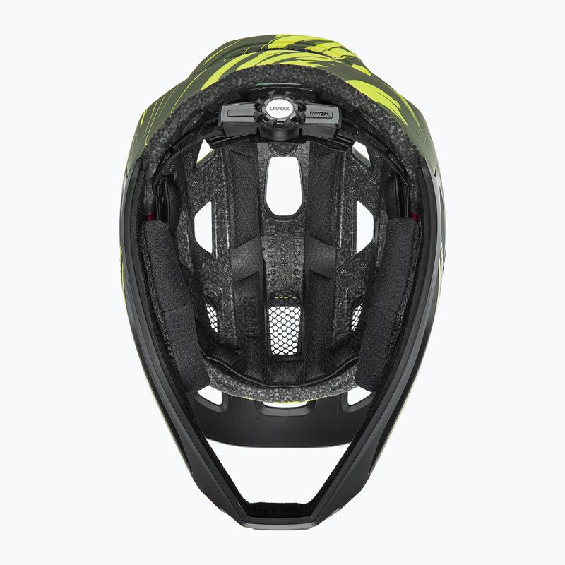 Children's bike helmet UVEX React Fullface Jr dark olive matt 6