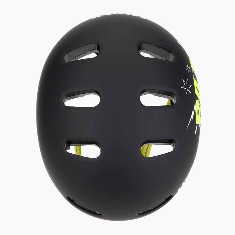 Children's helmet UVEX Kid 4 Style bam black/lime matt 6