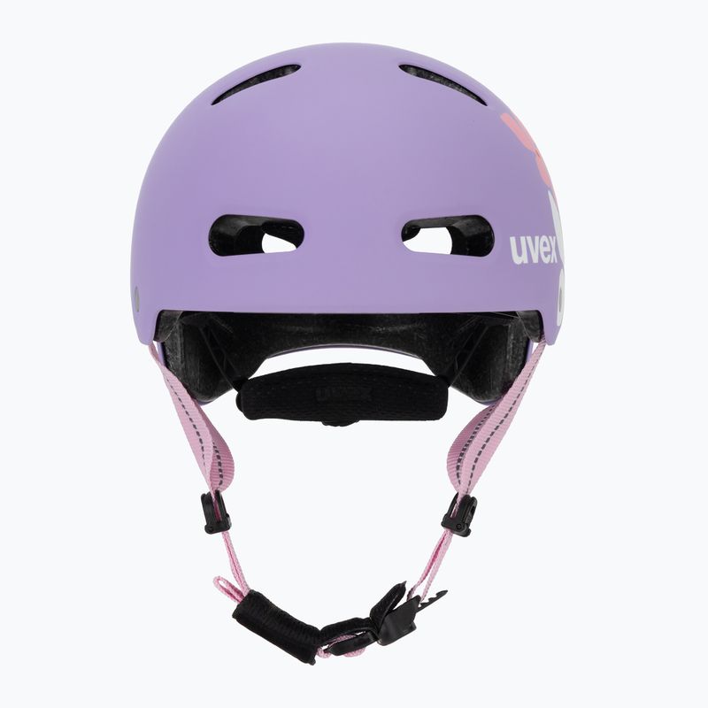 Children's helmet UVEX Kid 4 Style flower lilac matt 2