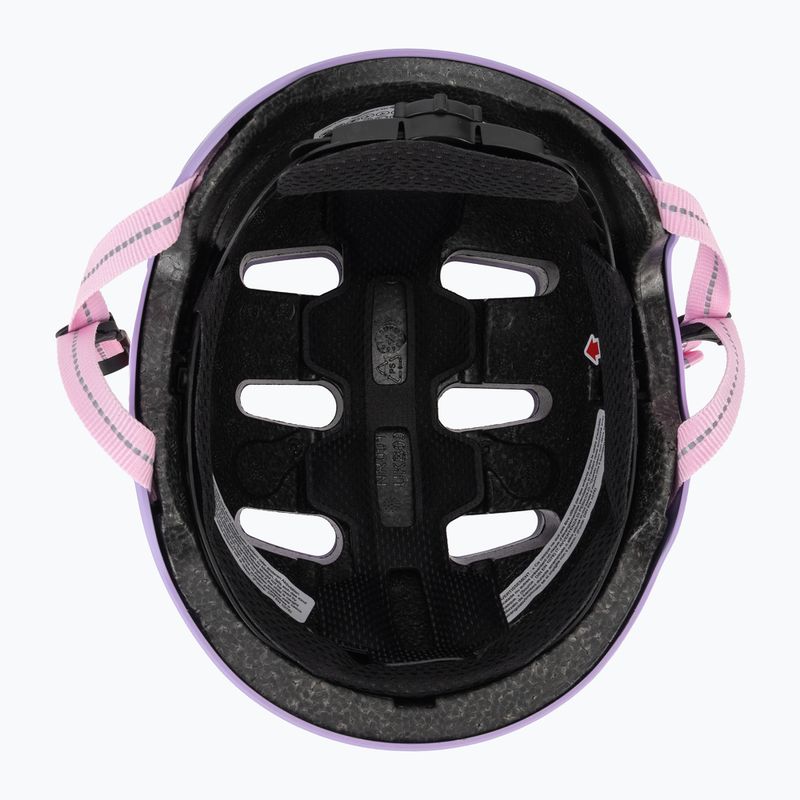 Children's helmet UVEX Kid 4 Style flower lilac matt 5