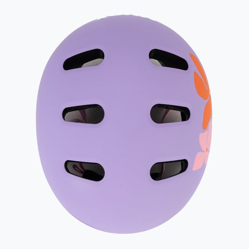 Children's helmet UVEX Kid 4 Style flower lilac matt 6