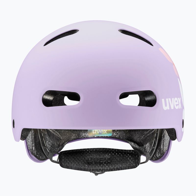 Children's helmet UVEX Kid 4 Style flower lilac matt 2
