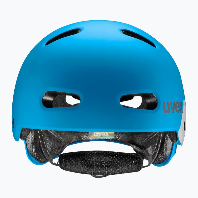 Children's helmet UVEX Kid 4 Style super hero blue matt 2