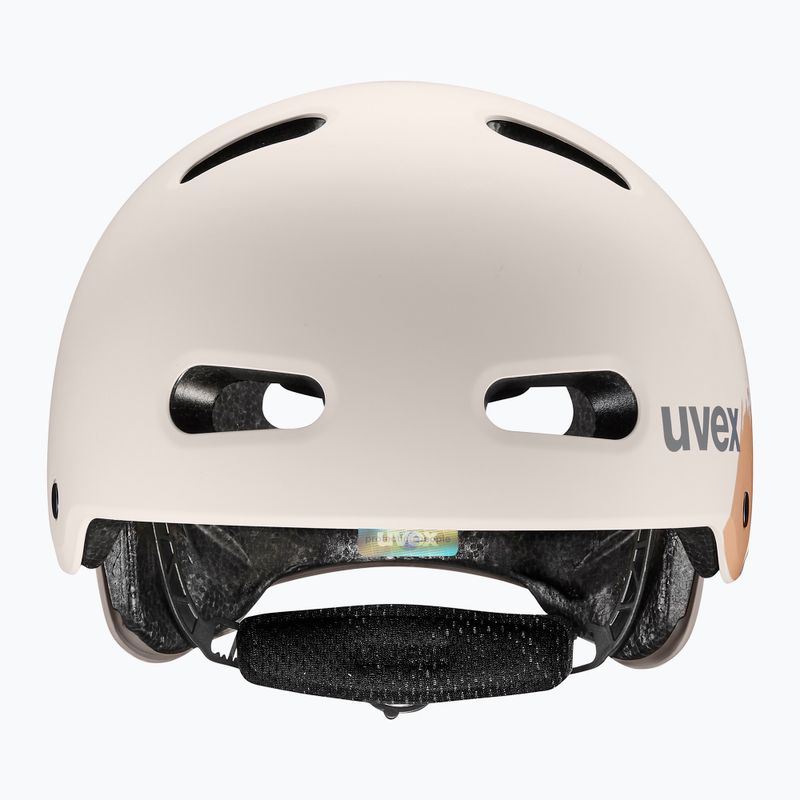 Children's helmet UVEX Kid 4 Style super hero warm grey matt 2