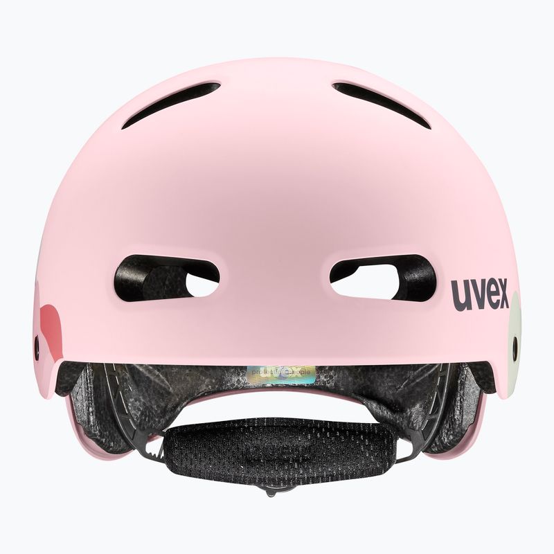 Children's helmet UVEX Kid 4 Style strawberry/matcha matt 2