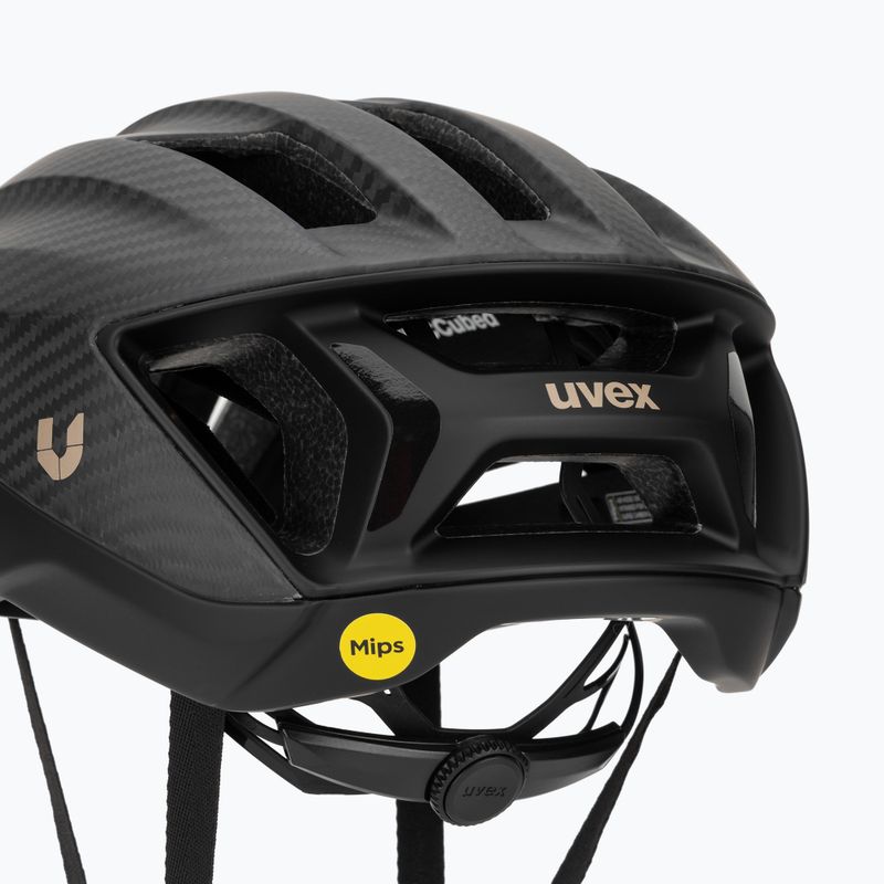 Bike helmet UVEX Ultimate Surge Carbon Mips all black matt 8