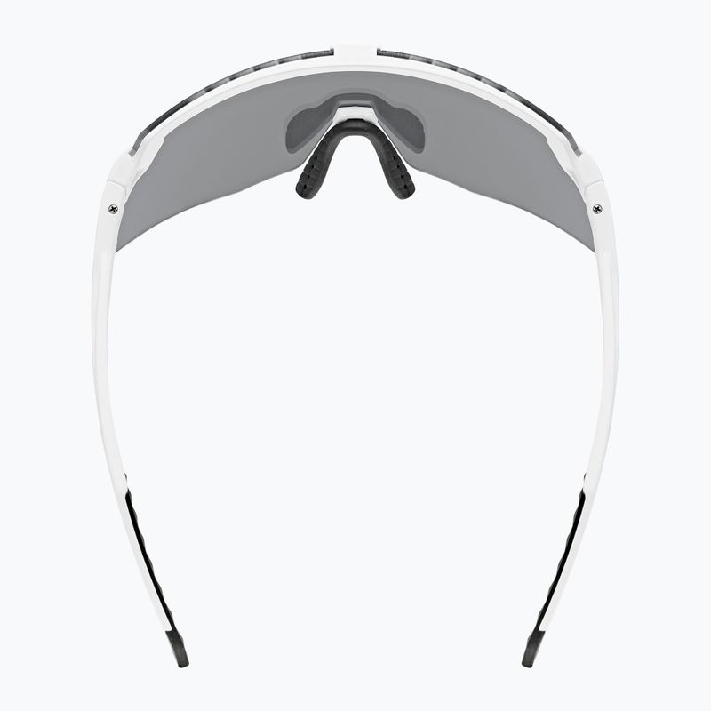 Sunglasses UVEX Pace Stage Small white matt/mirror silver 5