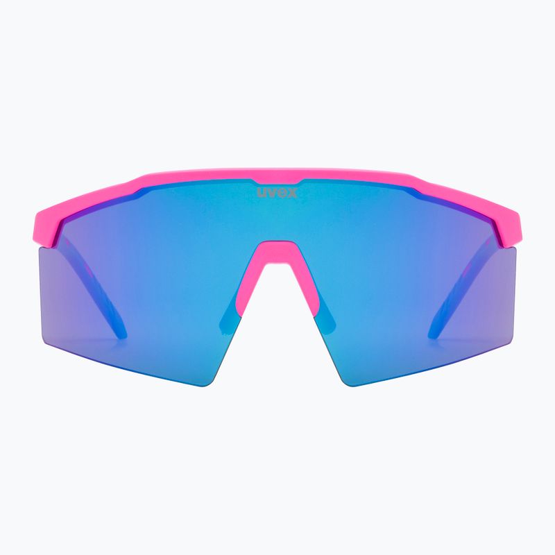 Sunglasses UVEX Flowline pink matt/mirror blue 3