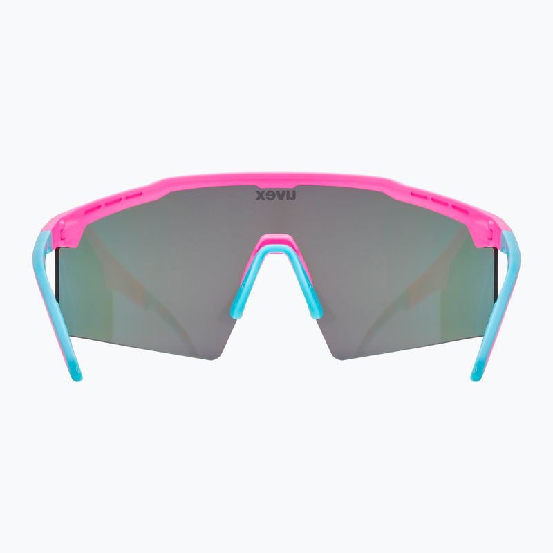 Sunglasses UVEX Flowline pink matt/mirror blue 4