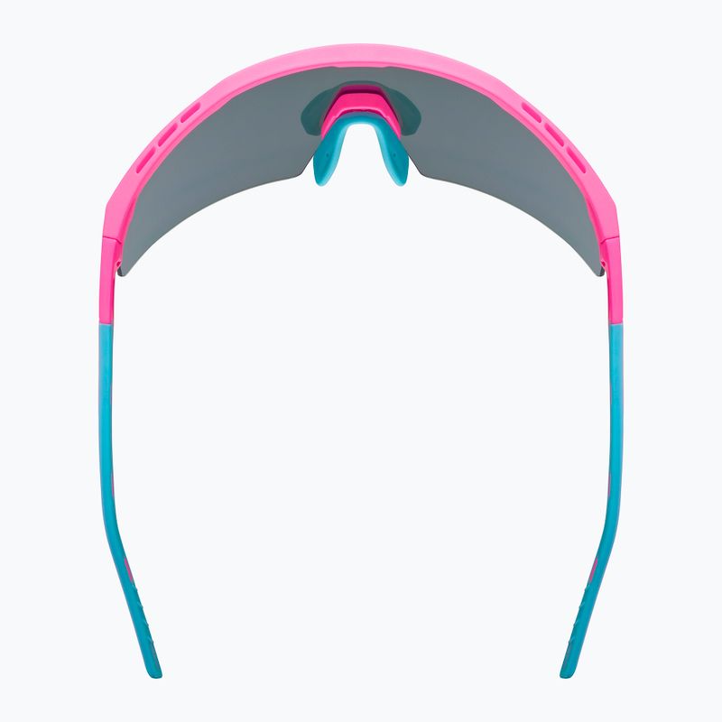 Sunglasses UVEX Flowline pink matt/mirror blue 5