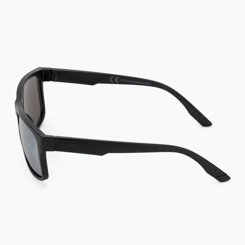 Sunglasses UVEX Poise black matte/mirror silver 4