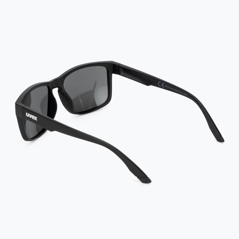 Sunglasses UVEX Poise P black matt/smoke 2