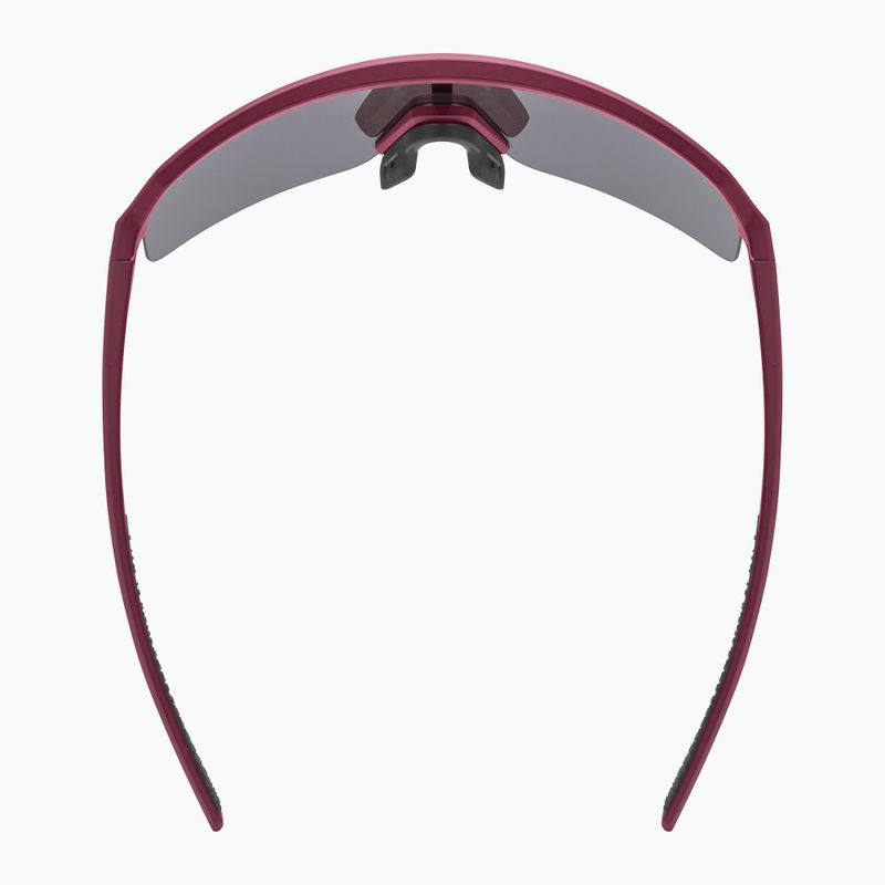 Sunglasses UVEX Ramp burgundy matt/mirror rose 5