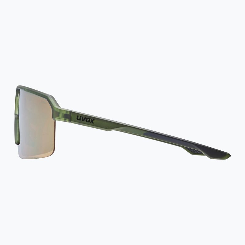 Sunglasses UVEX Ramp olive matt/mirror gold 2