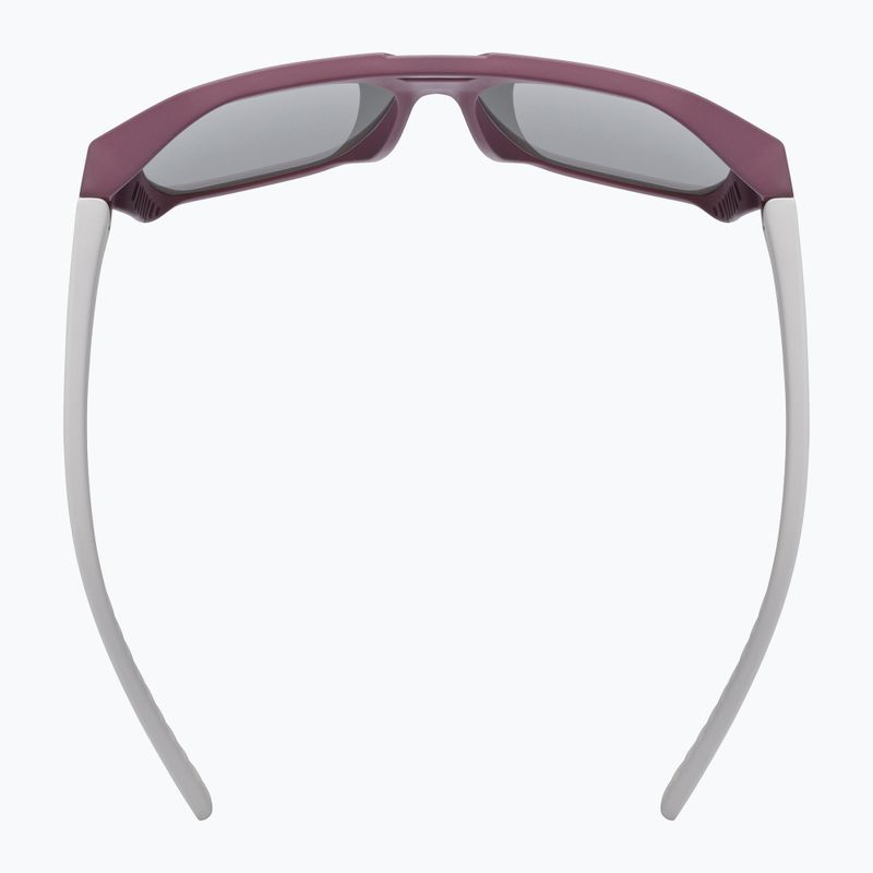 Children's sunglasses UVEX Cosmic Jr cranberry/grey matt/mirror silver 4