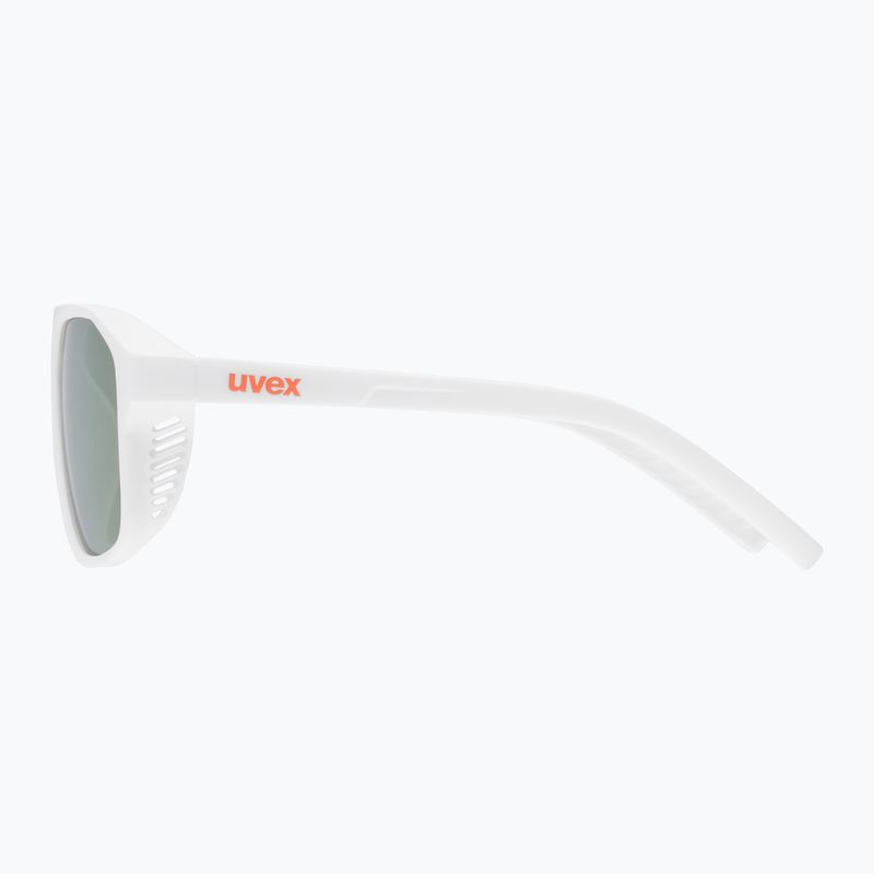 Children's sunglasses UVEX Cosmic Jr white matt/mirror red 5