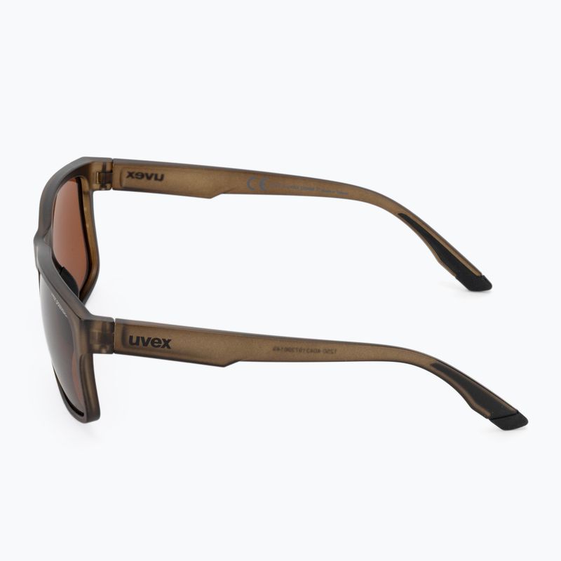 Sunglasses UVEX Poise P smoke matt/brown 4