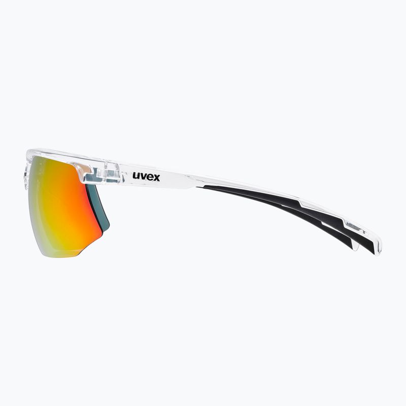 Sunglasses UVEX Aerios clear/mirror red 2