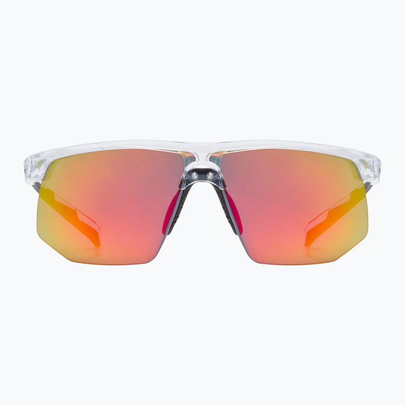 Sunglasses UVEX Aerios clear/mirror red 3