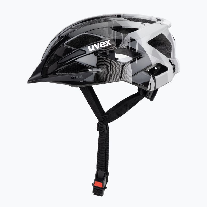 Children's bike helmet UVEX Air Wing 2 warm grey/black 3