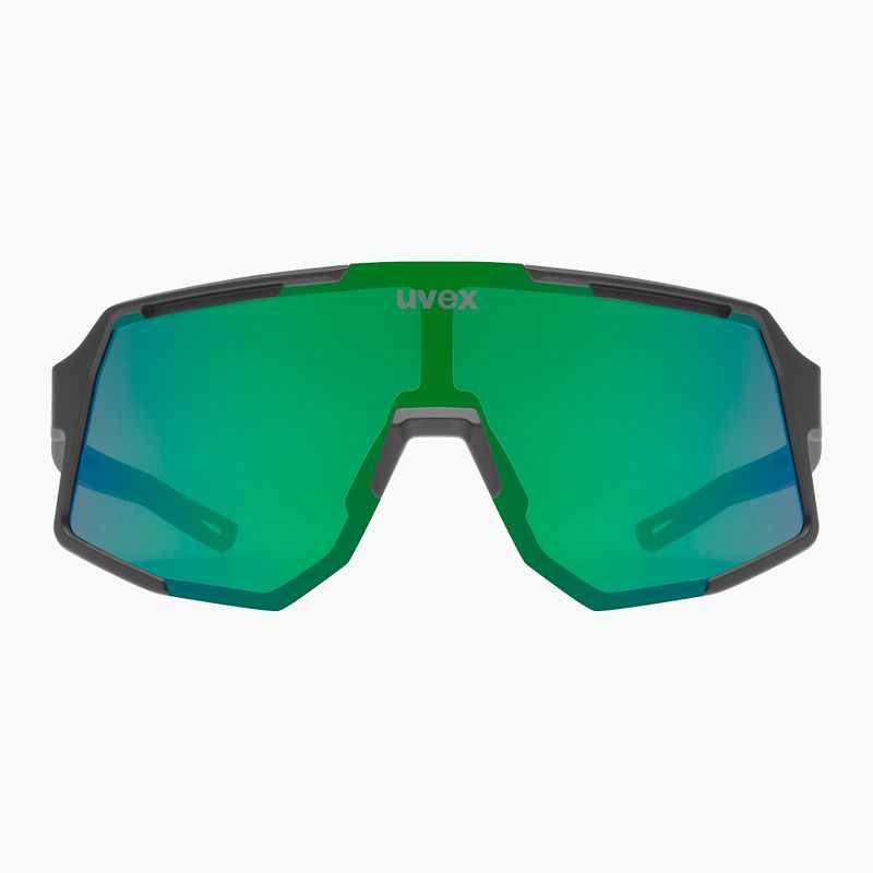 Sunglasses UVEX Sequenze black matt/miror green 3