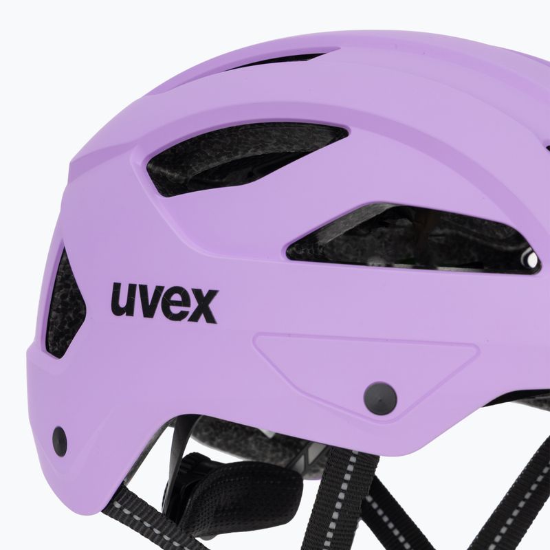 Bike helmet UVEX City Stride lilac matt 7