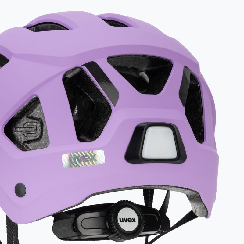 Bike helmet UVEX City Stride lilac matt 8