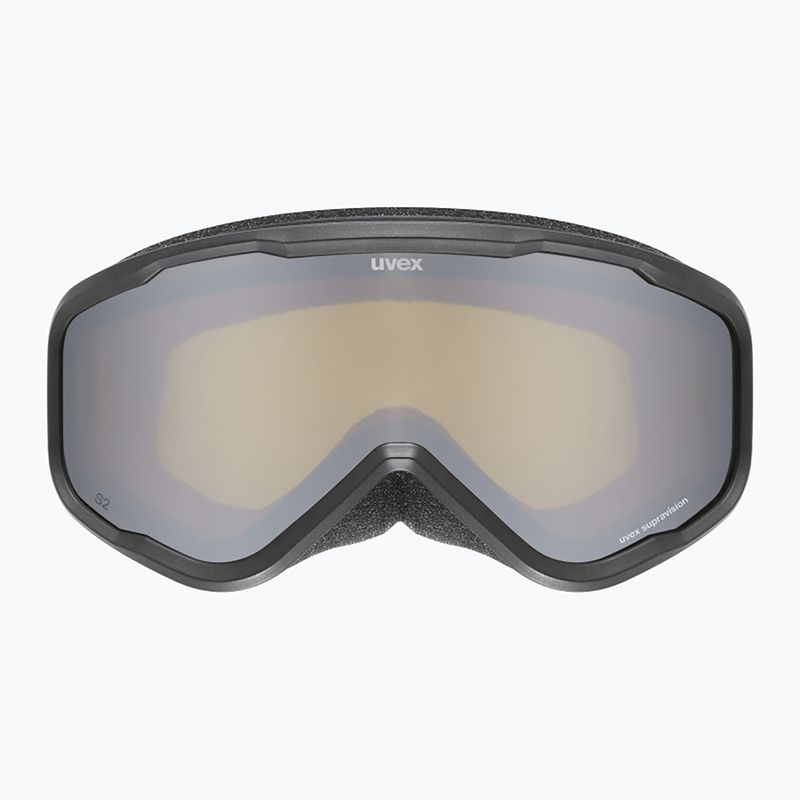 Children's ski goggles UVEX Speedy Nova FM S2 black matt/mirror silver 2