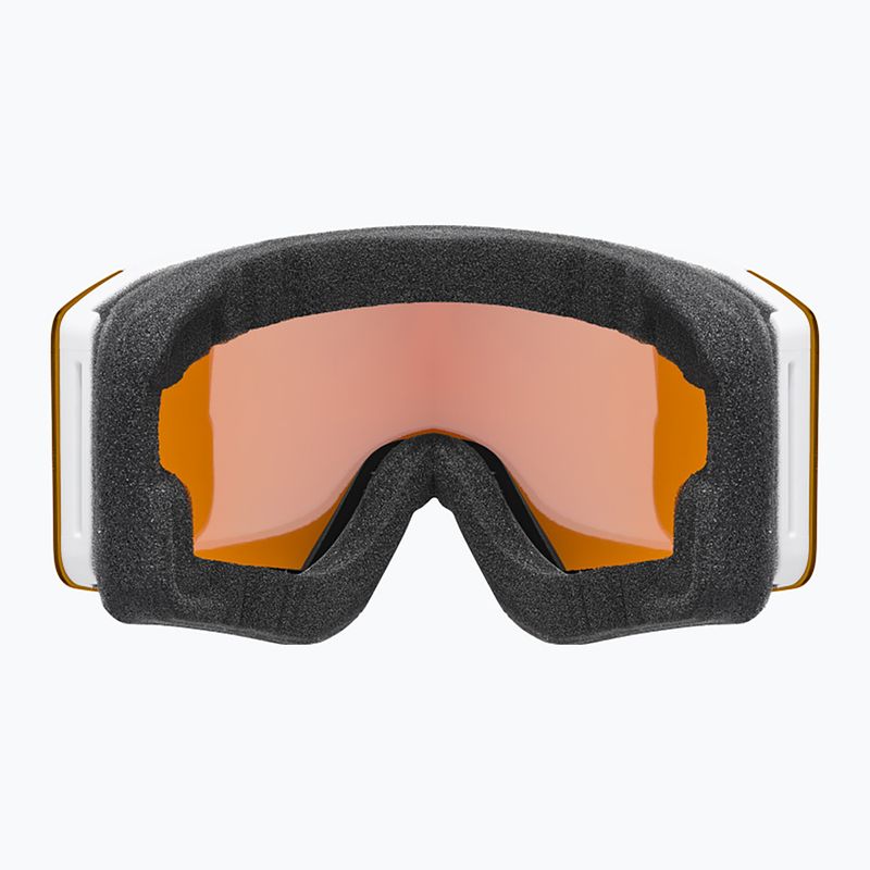 Ski goggles UVEX Ignite LG S2 white matt/orange 3