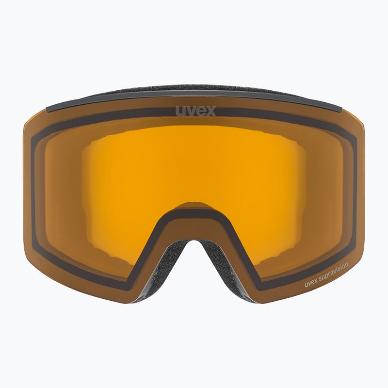 Ski goggles UVEX Ignite LG S2 black Mmatt/yellow 2