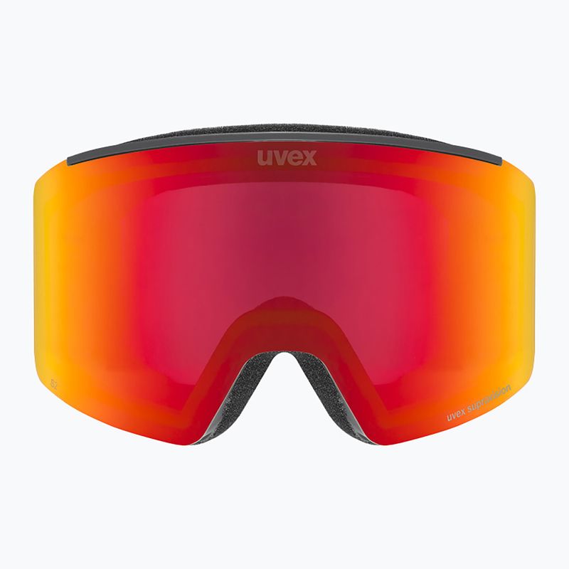 Ski goggles UVEX Ignite FM S3 black matt/mirror red 2