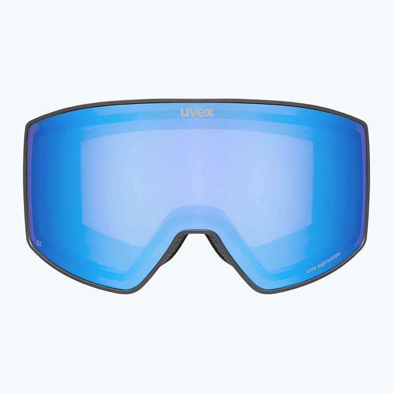 Ski goggles UVEX Scenic FM S2 black matt/mirror blue 2
