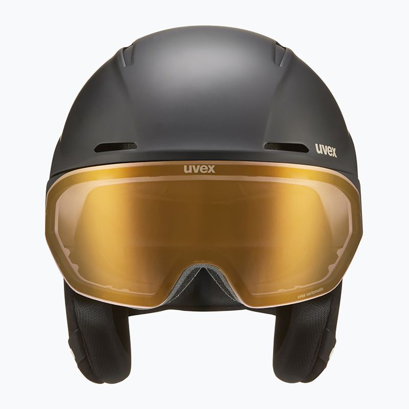 Ski helmet UVEX Ultimate Horizon MIPS black/black mat 2